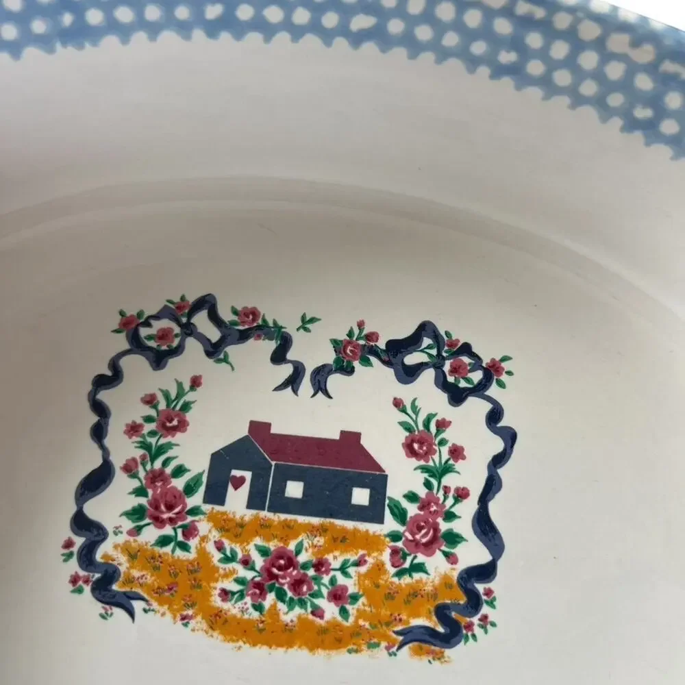Teamson 1995 Vintage Stoneware Casserole Dish